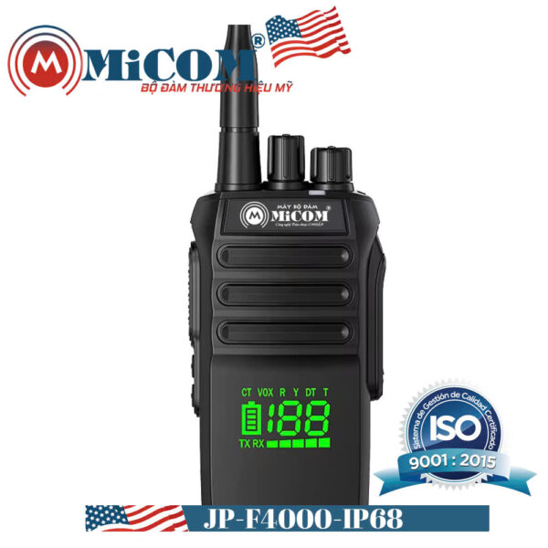 Bộ đàm MiCOM JP-F4000-IP68 thương hiệu Mỹ