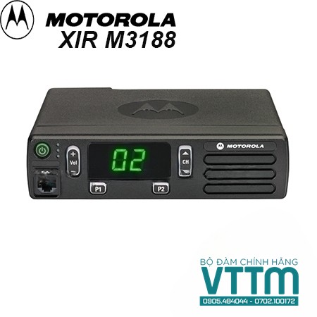 Bộ Đàm Motorola XiR M3188 VHF – Hiệu suất cao, bền bỉ, tin cậy